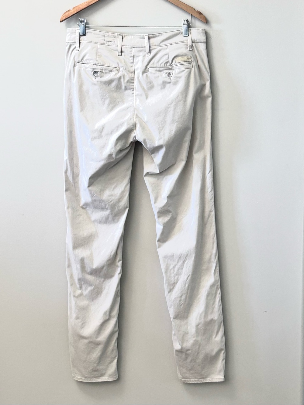 AG Adriano Goldschmied Marshall Slim Trouser Pant Cotton Desert Storm Mens 32x34 - Picture 2 of 15